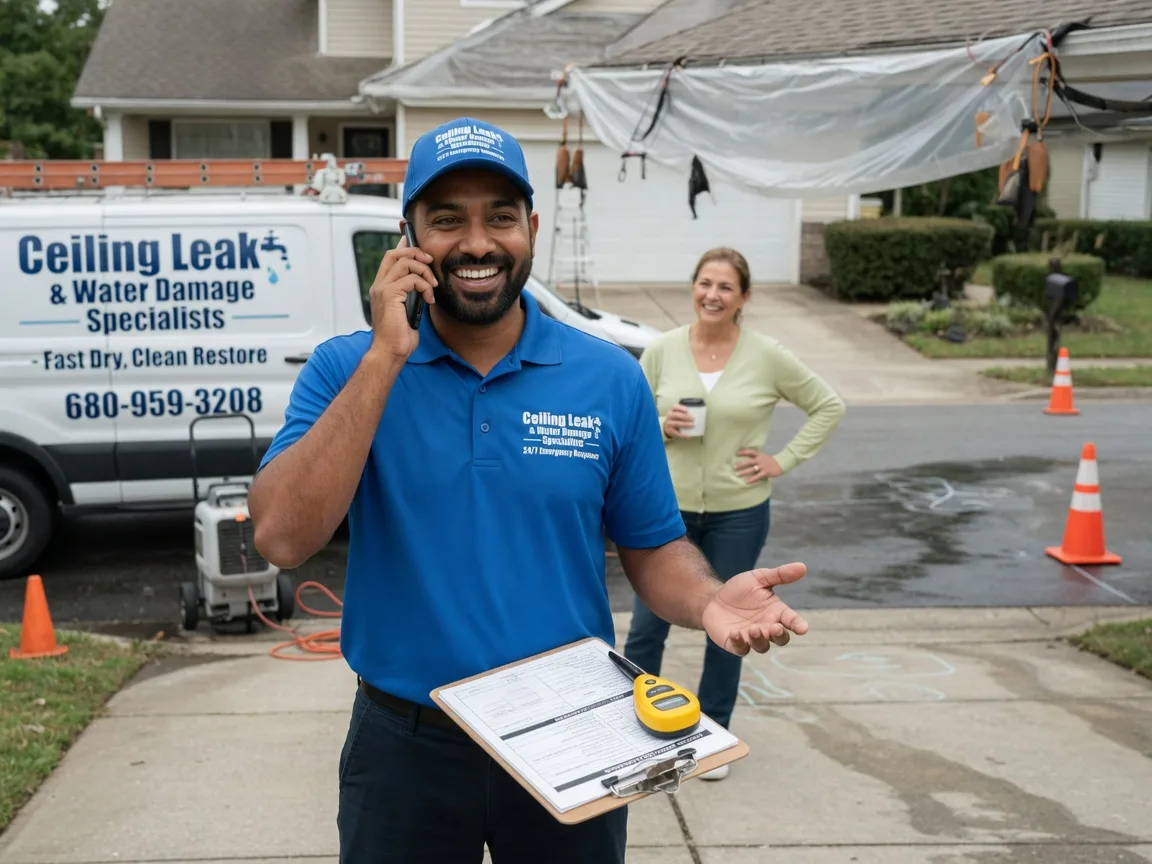 Ceiling Leak Cleanup Gilliam, LA FAQs
